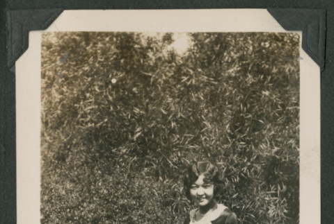 woman in yard (ddr-densho-378-476)