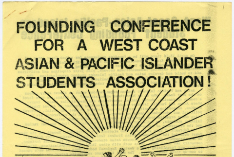 Founding Conference for a West Coast Asian & Pacific Islander Students Association (ddr-densho-444-136)