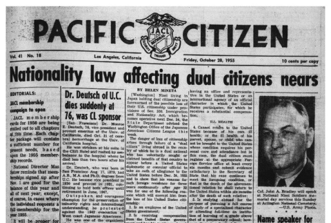 The Pacific Citizen, Vol. 41 No. 18 (October 28, 1955) (ddr-pc-27-43)