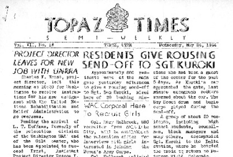 Topaz Times Vol. VII No. 16 (May 24, 1944) (ddr-densho-142-309)