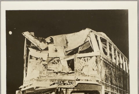 A London bus damaged in a bombing (ddr-njpa-13-261)