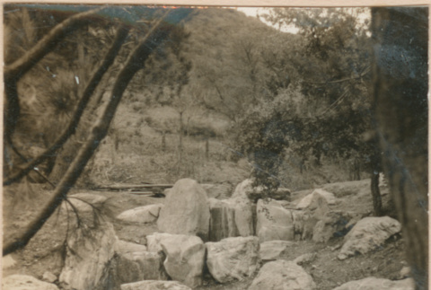 Boulders in a garden (ddr-densho-377-182)