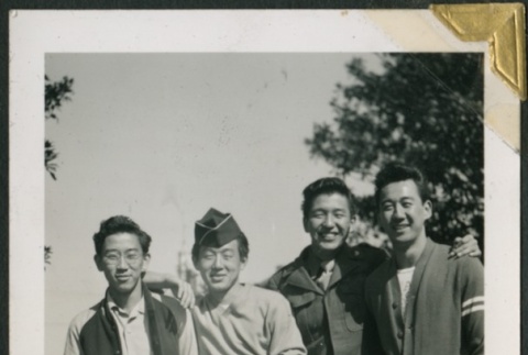 Four men standing together (ddr-densho-321-196)
