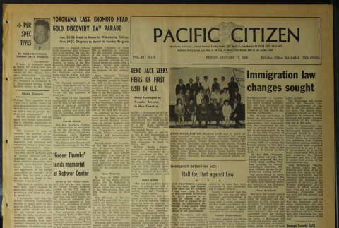 Pacific Citizen, Vol 68, No. 3 (January 17, 1969) (ddr-pc-41-3)