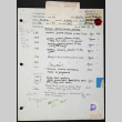 Rudy Tokiwa camera notes for Nisei Soldier (ddr-densho-1007-1389)