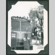 Frank Miwa in front of bus (ddr-densho-475-533)