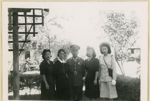 Pfc. Toda Sakahiro and family (ddr-densho-37-1675)