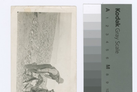 Two men and a dog (ddr-densho-255-83)
