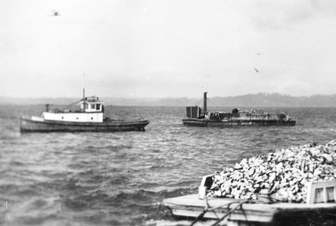 Oyster bateau and scow (ddr-densho-15-116)