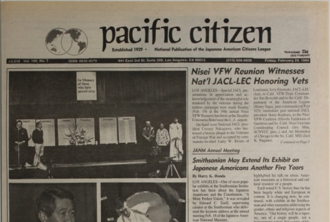 Pacific Citizen, Vol. 108, No. 7 (February 24, 1989) (ddr-pc-61-7)