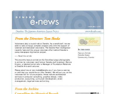 Densho eNews, February 2007 (ddr-densho-431-5)