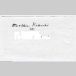 Address and note (ddr-densho-501-83)