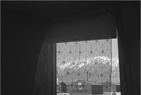 View from a barracks window (ddr-densho-153-357)