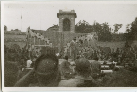 Outdoor theater performance (ddr-densho-201-150)