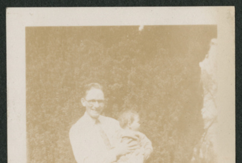 man and baby (ddr-densho-378-585)