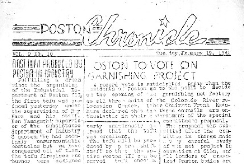 Poston Chronicle Vol. IX No. 10 (January 19, 1943) (ddr-densho-145-220)