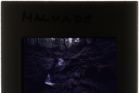 Waterfall at the Malavade project (ddr-densho-377-794)