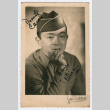 Portrait of William Iino in military uniform (ddr-densho-368-29)