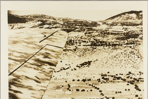 Aerial photograph of a village (ddr-njpa-13-797)