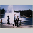 Two people standing by fountain (ddr-densho-422-587)