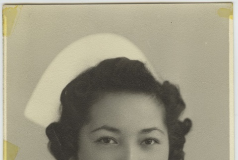 Portrait of Japanese American nurse (ddr-densho-242-15)