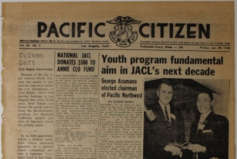 Pacific Citizen, Vol. 50 No.5 (January 29, 1960) (ddr-pc-32-5)