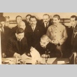 Soviet leaders watching Yosuke Matsuoka sign the Japan-Soviet Neutrality Pact (ddr-njpa-4-897)