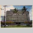 Building with palm trees in front (ddr-densho-466-493)
