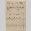 Credit memo for Luis Iwadake (ddr-densho-424-700)