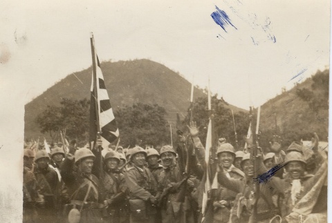 Soldiers waving (ddr-njpa-6-75)