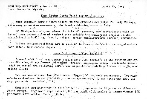 Heart Mountain Sentinel Supplement Series 56 (April 13, 1943) (ddr-densho-97-295)