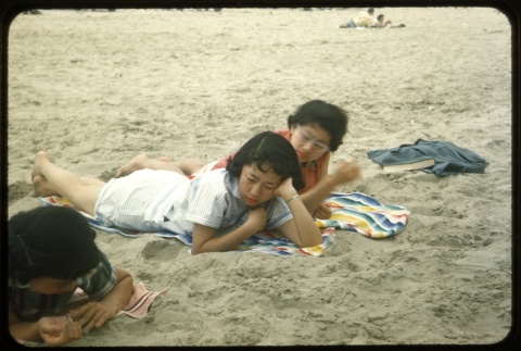Laying at the Oregon Coast (ddr-one-1-55)