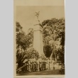 Soldiers standing below a monument (ddr-njpa-6-66)