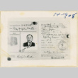 Alien registration card for Ray Emoto (ddr-densho-37-1966)