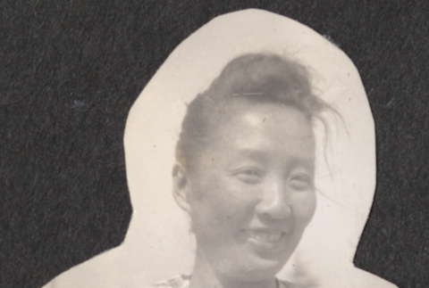 Woman in a plaid shirt (ddr-densho-433-1114)