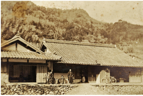 Muraki Family in front of their house (ddr-densho-494-43)