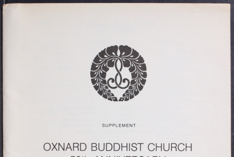 Oxnard Buddhist Church 50th Anniversary Supplement (ddr-densho-469-11)