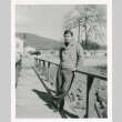 Serviceperson on bridge (ddr-densho-1007-192)