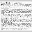 Three Kinds of Japanese (January 20, 1943) (ddr-densho-56-880)