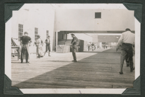 People walking around boardwalk (ddr-densho-540-47)