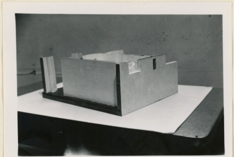 View of a unit house model (ddr-densho-37-1537)