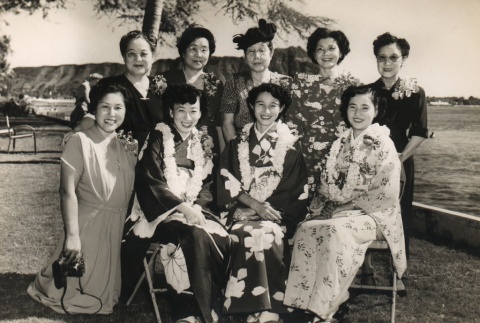 Group photograph of wives of Japanese Consulate officials and other women (ddr-njpa-4-489)