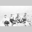 Four men on mountain (ddr-densho-15-36)