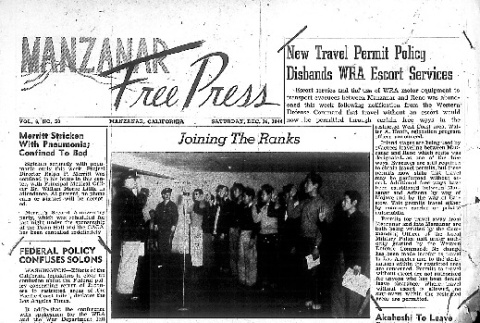 Manzanar Free Press Vol. 6 No. 50 (December 16, 1944) (ddr-densho-125-297)