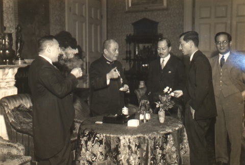 Mineo Osumi with Japanese diplomats (ddr-njpa-4-1811)