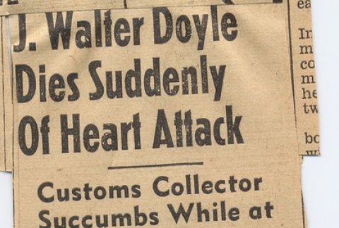 Obituary for J. Walter Doyle (ddr-njpa-2-251)