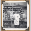 Gary Kikawa at The Owl Drug Co. (ddr-densho-542-110)