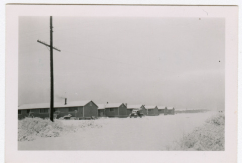 Snowy barracks (ddr-densho-356-110)