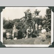 Families at the Mukai Garden on Vashon Island, Washington. (ddr-densho-316-34)