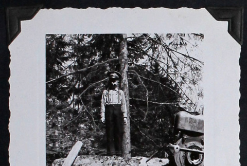 Man in front of tree (ddr-densho-359-1433)